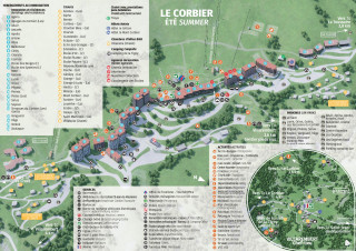 RESORT MAP SUMMER - LE CORBIER